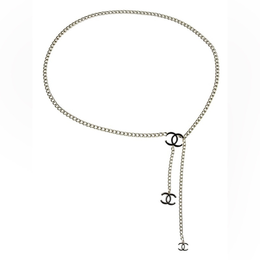 Chanel Gold/Black Ceinture Fantai Adjustable Belt